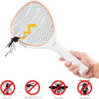 Faicuk Handheld Bug Zapper Racket Electric Fly Swatter (Champagne Pink)