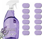 Spray Oven Cleaner, Clean Spray Cleaner for Ovens, All-Purpose Cleaners for Grill, Home, Kitchen, Bathroom, Multi-surface Cleaners with Concentrated Cleaning Tablets(12pcs)
