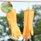 Alimat PluS 3 Pack Reusable Cleaning Gloves Latex Free, Dishwashing Rubber Gloves for Cleaning, Waterproof Household Gloves for Laundry, Gardening (Large, Without Liner)