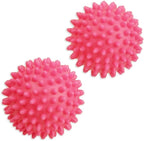 Set of 4 Pink Dryer Balls! Black Duck Brand - Reusable Dryer Balls Replace Fabric Softener! Hypoallergenic and Eco-Friendly! Lowers Drying Time! Naturally Softens and Releases Static Cling!