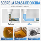 Pipeline Dredging Agent, 2025 New Powerful Powerful Pipe Dredging Agent for Bathroom Kitchen Sink And Drain Cleaner (2PCS)