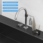 Stylish and Functional Dish Towel Holder - Keep Your Kitchen Rags and Dishcloths Neat and Within Reach with This Sink Dish Cloth Holder and Storage Rack! (1, silvery)