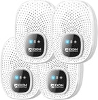 T-Ultrasonic Pest Control 4-Pack: Indoor Plug-in Repeller for Mice, Rodents, Squirrels, Insects, Roach Killer, Ant & Spider Repellent, Bed Bug & Flea Spray and Mouse Traps Alternative