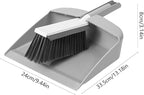 Broom with Dustpan Combo Set Dustpan and Brush Set Handheld Dustpans and Brush Comfortable Grip Brushs and Dustpans for Sofa Tabletop Bedroom Tent Cleaning Broom Set Cleaning Tools