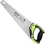 18 Inch Hand Saw, Upgraded Heavy Duty Wood Saw with Chip Removal Design Rust-proof Handsaw for Sawing Pruning Gardening Wood Plastic and Drywall