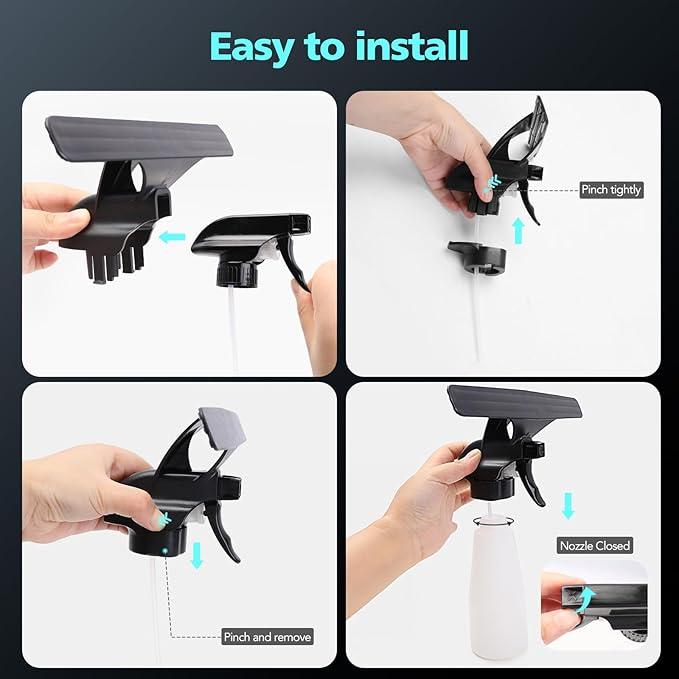 Window Vacuum Cleaner Kit Cordless, 35Min Runtime & 2 Suction Nozzles Cleaning Tool, All-in-One Electric Squeegee Spray Kit for Streak-Free Windows Washing, Shower Glass, Mirrors,Car