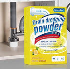 Garbage Disposal and Drain Pipe Cleaner, Drain Line Cleaner Rapid-Foam Fast-Acting Sink Pipe Dredge Cleaner Powders 6 Unit Pack for Kitchen Toilet Pipe Dredging