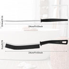 6P Crevice Cleaning Brush Hard Bristle Crevice Grout Cleaner Brush Thin Brush Gap Grout Cleaner for for Household Use, Bathroom, Kitchen