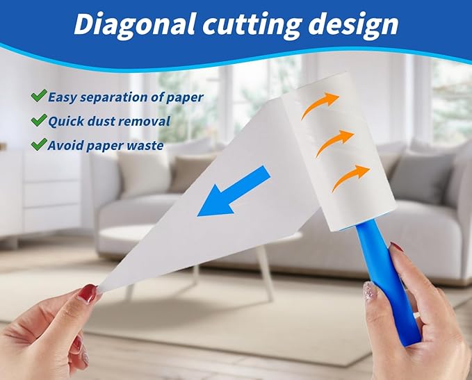 Lint Rollers for Pet Hair Extra Sticky 540 Sheets with 3 Handles Portable Pet Lint Remover for Clothes, Furniture, Carpet, Dog and Cat Hair Removal