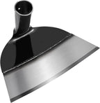 9.25 Inch Manganese Steel Garden Hoe Head Heavy Duty Weeding Tool for Soil Loosening and Agricultural Use Without Handle