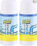 Sink & Drain Cleaner, Drain Cleaner Powder, 3.9 oz Bottle, Sewer Pipe Maintainer for Kitchen, Bathtub, Shower Drains (2Bottles)