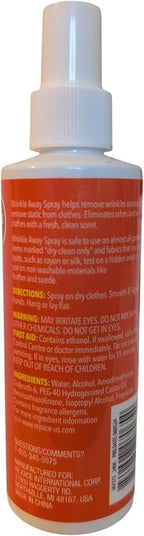 Homebright Wrinkle Away Spray, Linen Scent, Static Remover and Wrinkle Releaser, 6 Fl Oz