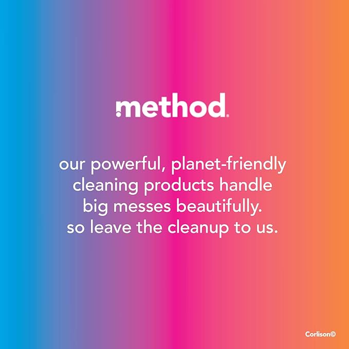 Method Liquid Laundry Detergent, Ginger Mango, 66 Loads Per Bottle, Hypoallergenic + Stain Remover, 53.5 Fl Oz (Pack of 2)
