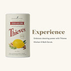 Young Living Thieves Kitchen And Bath Scrub | 14 Oz | Plant-Based Cleaning Formula | Tough On Grease And Grime | Infused With Thieves Essential Oil Blend | Rinses Clean Without Residue