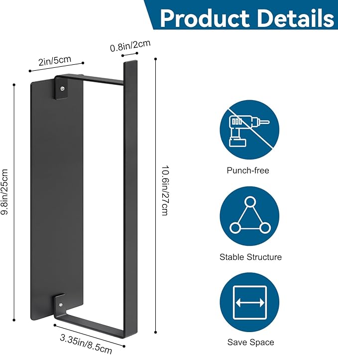 Magnetic Hanger Holder for Dryer/Washer Laundry Room, sunoyar Strong Magnetic Hanger Storage Organizer Holds up to 40 Metal Hanger Large 1Pack Black