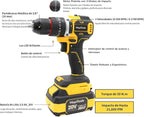 Brushless Cordless Power Tool Combo Kit for Heavy DIY & Semi-Professional Use – 50Nm Drill Driver, 380Nm Impact Wrench, 5" Angle Grinder LCD, 2×3000mAh Batteries, Carry Case &&Accessories