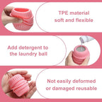 3pcs/Set Washing Machine Laundry Ball, Fabric Softener Dispenser, Reusable Laundry Sponge Ball for Washer, Dryer, Household Substitute