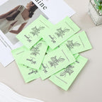 Individual Hand Wipes Wet Wipes Travel Size,Wet Wipes Individually Wrapped Bulk Cleansing Travel Size Wipes for Wedding Travel Restaurant Barbecue (1 Count (Pack of 60), Mint)