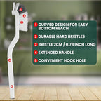 14 Pcs Crevice Cleaning Brush Set – Hard Bristle Cleaning Tools for Grout, Tile Floors, Gaps & Narrow Spaces – Multi-Purpose Grout Scrub Brush for Cleaning Bathroom, Shower, Window Tracks, Kitchen