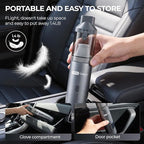 Apical Life Handheld Vacuum Cleaner, EV1396 Cordless 100W 16000Pa Strong Suction with 14–24 Min Runtime, Multi-Nozzle Design & Floor Brush for Home Cleaning, Car Detailing & Tight Spaces