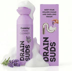 Foaming Drain Cleaner, Sink Cleaner and Deodorizer, Drain Clog Remover for Kitchen Sinks, Bathrooms, Shower Drains, Tubs, Washbasin, Clogged Pipe Opener, Lavender, 1 Pack