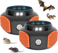 2 Packs Mouse Repellent Ultrasonic Plug in, Mouse Deterrent Ultrasonic Pest Repeller, 360° Mice Repellent Indoor with Ultrasound Speaker & LED Strobe Light, Rat Roach Repeller for House Attic Garage