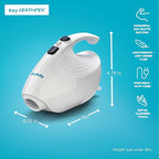 Simplicity Vacuums Flash Mini Handheld Vacuum with Attachments, Powerful Corded Hand Vacuum for Craft and Sewing Projects, Small Vacuum for Car Detailing, F1