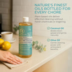 Dr. Jacobs Naturals Fragrance Free Castile All-in-One Cleaner and Soap - Plant-Based Formula for House Cleaning Floors and Appliances - Gentle on Skin and the Planet - 32 oz, 2 Pack