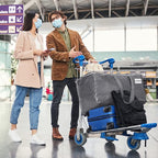 BlissTotes Large Moving Boxes and with Zippers & Handles Moving Supplies with lids, Heavy Duty Totes for Storage Bags for Space Saving, Fold Flat, Moving and Storing 125L, 6 Pack