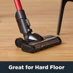 Eureka Cordless Vacuum Cleaner, Vacuum Cleaner for Home Rechargeable, Lightweight Stick Vacuum for Hardwood and Pet Hair,Rose Red, NEC101
