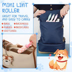 Hushee 40 Pcs Bulk Mini Lint Roller for Pet Hair and Clothes Lint Roller Travel Size Removers Sticky Removing Tool for Travel, Gift Bags, Furniture, Car Seat