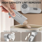 Buywoo Fabric Shaver, Electric Lint Remover, Rechargeable Lint Shaver, Household Essentials for Clothes, Upholstery, Furniture, Sweater Defuzzer to Remove Pilling, Battery Operated, Birch
