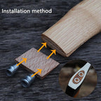 Axe Handle Replacement, 15.75in Hickory Hatchet Handle Replacement for Camping Gardening Axe