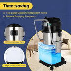Carpet Cleaner, 110V 1049W 40L Carpet Cleaning Machine Multi-Purpose Wet Dry Upright Vacuum Floor Shampooer Machine with 3 Vacuuming Head for Guest Houses Dry Cleaners Offices