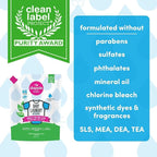 Dapple Baby Laundry Detergent, Powered by Plants, Concentrated, Hypoallergenic, Fragrance Free, Eco-Friendly Pouch, Stain Remover, 34 Fl Oz (3 Pack)