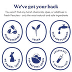 Fresh Peaches Toilet Paper Gel, Wet Wipe Alternative – Flush-Safe, A Cleaner Way to Wipe – Toilet Paper Spray (Blue Pocket, Starter with Pocket) – 4.4 oz