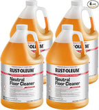 Rust-Oleum Professional Cleaners Neutral Floor Cleaner | 1 Gallon (128oz) | Professional Strength Concentrate | Neutral pH | Pine Scent | 4 Pack