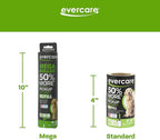 Evercare Ultra Sticky Pet Mega Lint Roller Value Pack, Manual Clothes & Furniture Cleaner with Handle and 2 Refills, 50 Sheets Each
