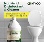 Myco Mold Control RTU – Ready-to-Use EPA-Registered Hospital Grade Disinfectant & Cleaner, Quat Formula for Mold Remediation & Bacteria Control, Commercial & Residential Use, 1 Gallon