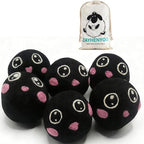 Dry Balls, Black Wool Dryer Balls Laundryer Balls for Dryer Premium 6-Pack New Zealand Wool Save Drying Time by 30%, Eliminate Static Cling, Reusable & Eco-Friendly Chemical Free