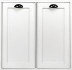 Household Essentials Laundry Sorter Cabinet, Scandi White Finish