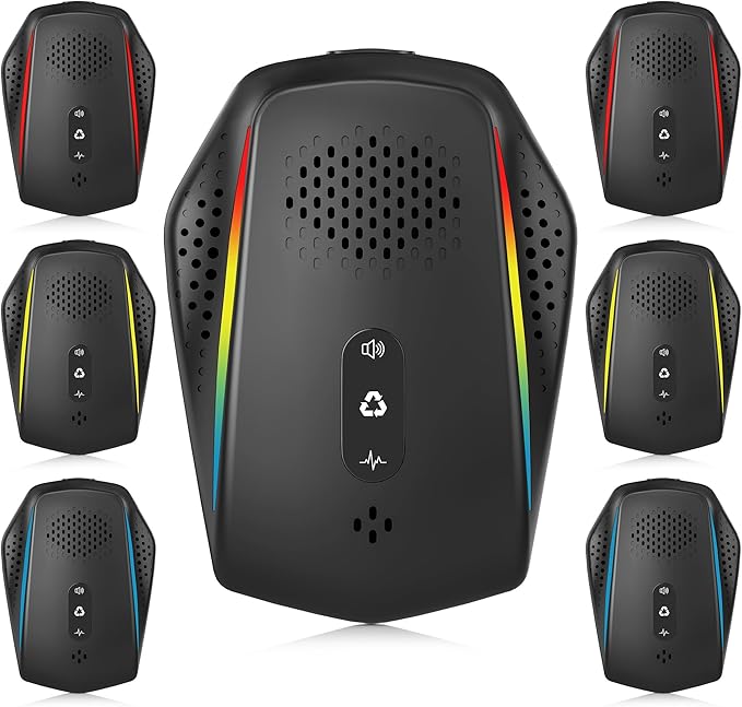 (2026 Upgraded) Ultrasonic Insect & Pest Indoor Repeller, Repellent for Rodent, Mice, Rats, Roaches, Ants, Spiders, Bugs, Fly, Home Plug-in Control Device, 3 Mode Switching (6 Pack)
