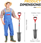 Drain Spade Digging Spade Shovel Trenching Spade Garden Spade Shovel for Deep Digging Transplanting,44 inches