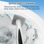 Pumice Stone Toilet Bowl Cleaner,16.7Inch Toilet Pumice Stone with Handle Cleans Hard Water Ring Calcium Buildup&Stains for Toilet Bath Kitchen Household Cleaning (Grey)
