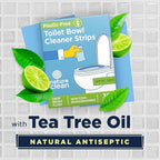 Nature Clean Non-Toxic Toilet Bowl Cleaners Strips 45 count - 2 pack, Plastic-Free Packaging, Natural Toilet Cleaner Septic Safe, Refresh Toilets & Bathroom. No Splash