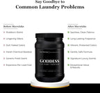 Luxury Laundry Detergent Powder (Goddess) 32 Oz – Concentrated for Tough Stains and Odors, For All Washing machine types – Gentle on Fabrics