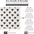 Lucomb 8 Pack Swedish Kitchen Dishcloths, Reusable Dish Cloth Paper Towels Washable Decorative Cleaning Cloths Sponge Wipes for Dish Washing, Super Absorbent & Quick Drying