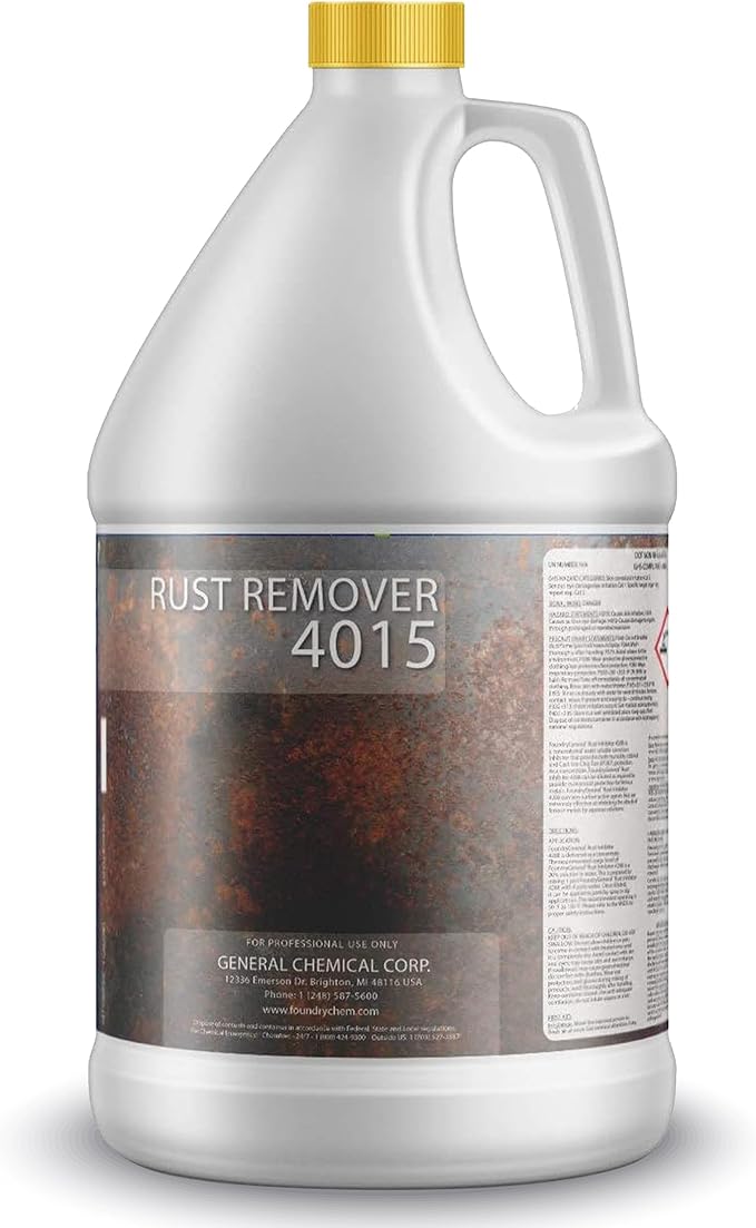 DeckGeneral Rust Remover 4015 All Surface Rust Stain Eliminator, Concrete Cleaner, Effective Oxidation Clean Up for Driveways, Walkways, Swimming Pools, Brick, Pavements and More (1 Gallon)