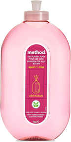method Floor Cleaner, Radiant Shine on Floors, Fresh Rhubarb Scent, Deep Cleaning, 1 x 739ml