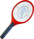 Upgraded Bug Zapper Racket 2025- Big Electric Fly Swatter & Mosquito Zapper for Indoor/Outdoor Insect Control - Battery-Operated Tennis Racket Zap - Portable High Voltage Bug Zapper